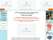 Tablet Screenshot of northrivercampground.com